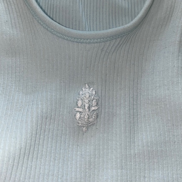 Free People FP Movement Free Throw Bodysuit - Surf Spray (Blue/Teal) - Picture 6 of 7